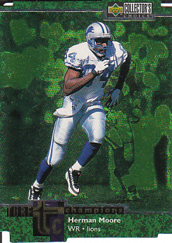 Herman Moore Detroit Lions 1997 Upper Deck Collector's Choice NFL Turf Champions #TC67